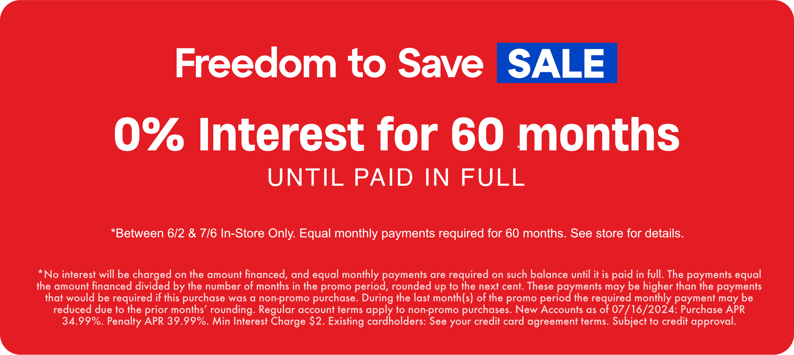 Special Financing on Furniture & Mattresses