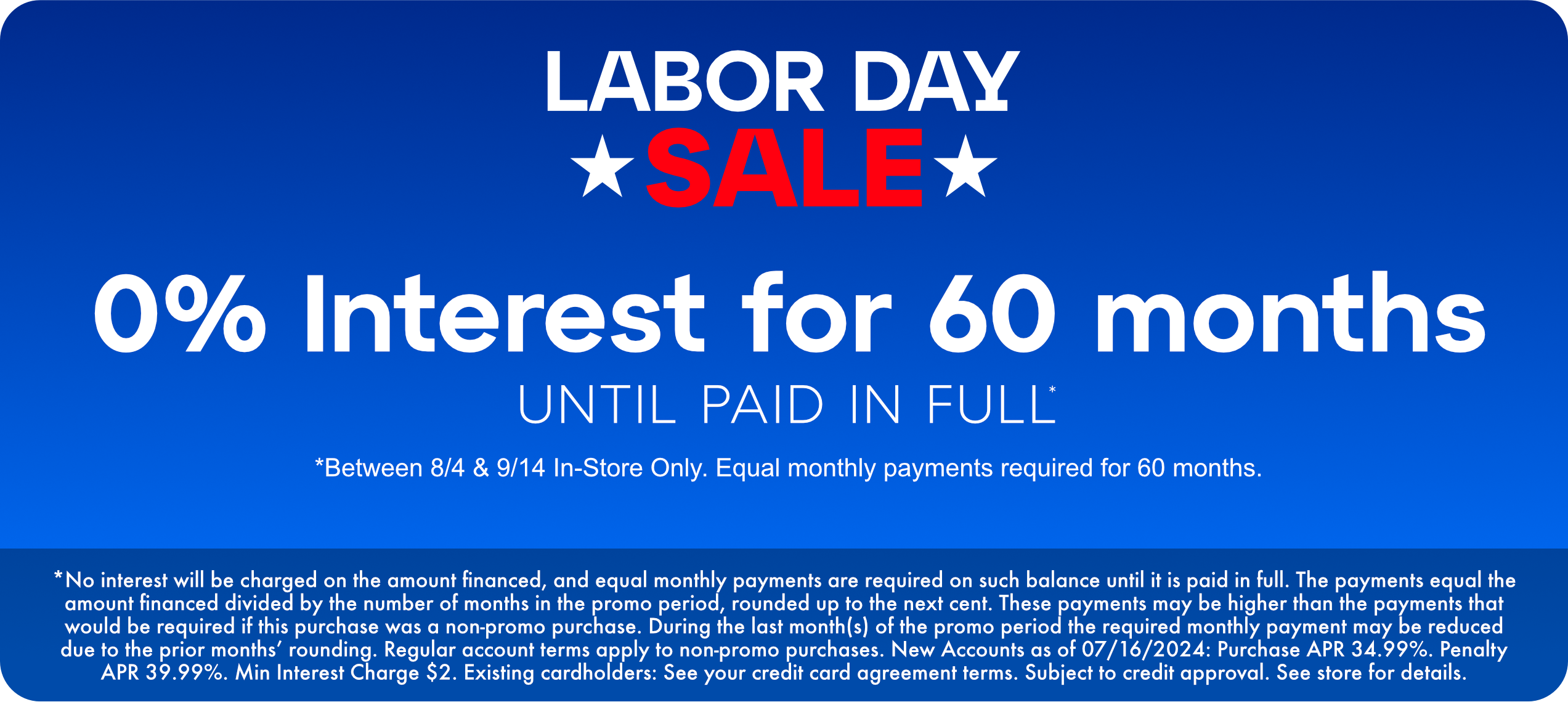 Special Financing on Furniture & Mattresses